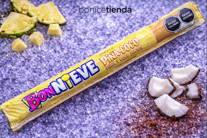 Bonnieve Piña Coco 10 Piezas de 100ml c/u - Bonice Tienda